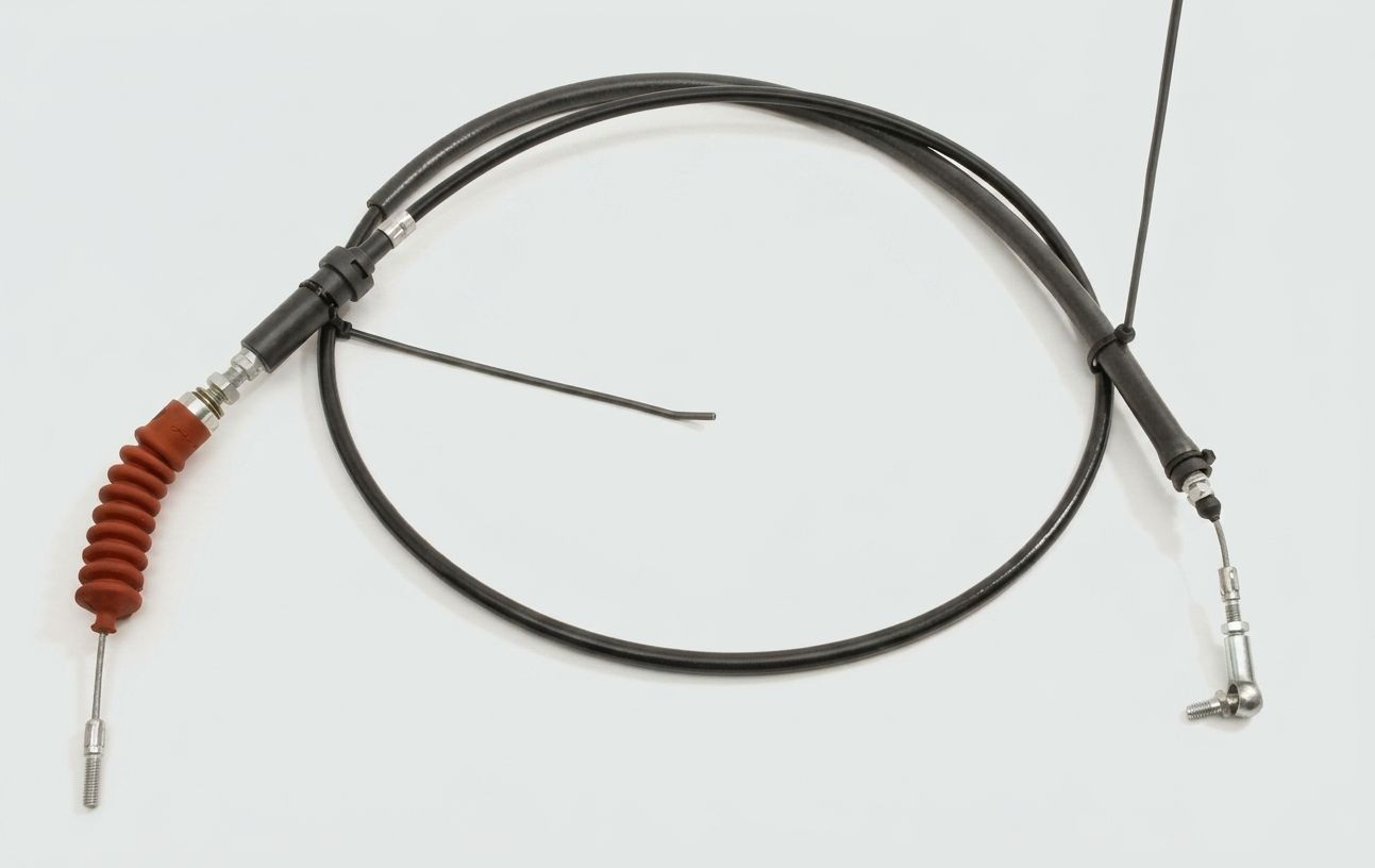 THROTTLE CONTROL CABLE ASSEMBLY, STEEL, 82.6 IN
