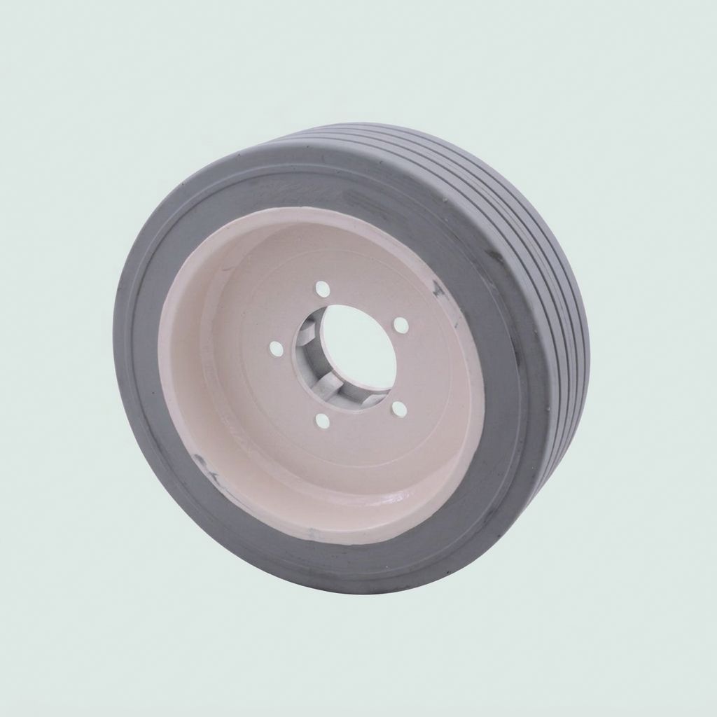 WHEEL AND TIRE ASSY - NON-MARKING SOLID 14X4.5