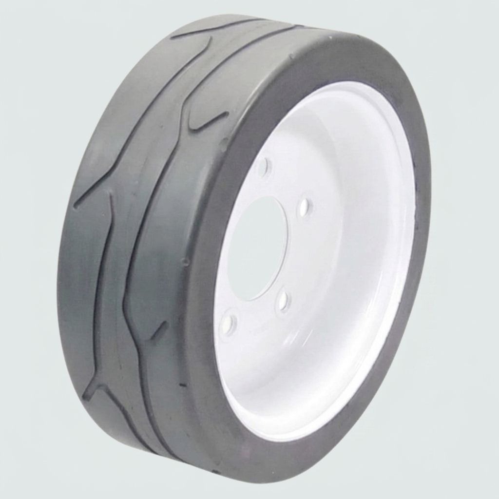 WHEEL AND TIRE ASSY - NON-MARKING SOLID NO BRAKE 12X4