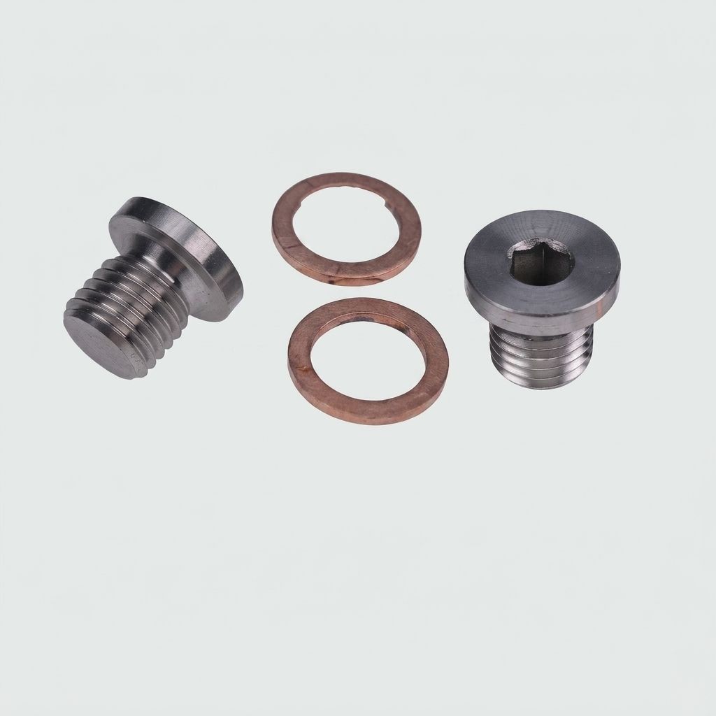OIL DRAIN PLUG AND WASHER SET, 2PCS