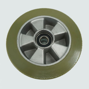 SCRUBBER WHEEL WITH BEARING