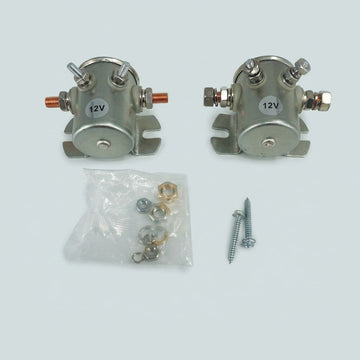 INSULATED SPST CONTINUOUS DUTY SOLENOID, 12V