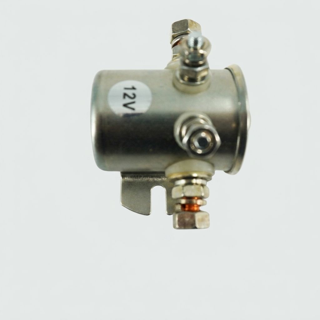 INSULATED SPST CONTINUOUS DUTY SOLENOID, 12V
