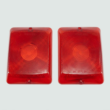 RED TAIL LIGHT LENS 4 IN X 6 IN