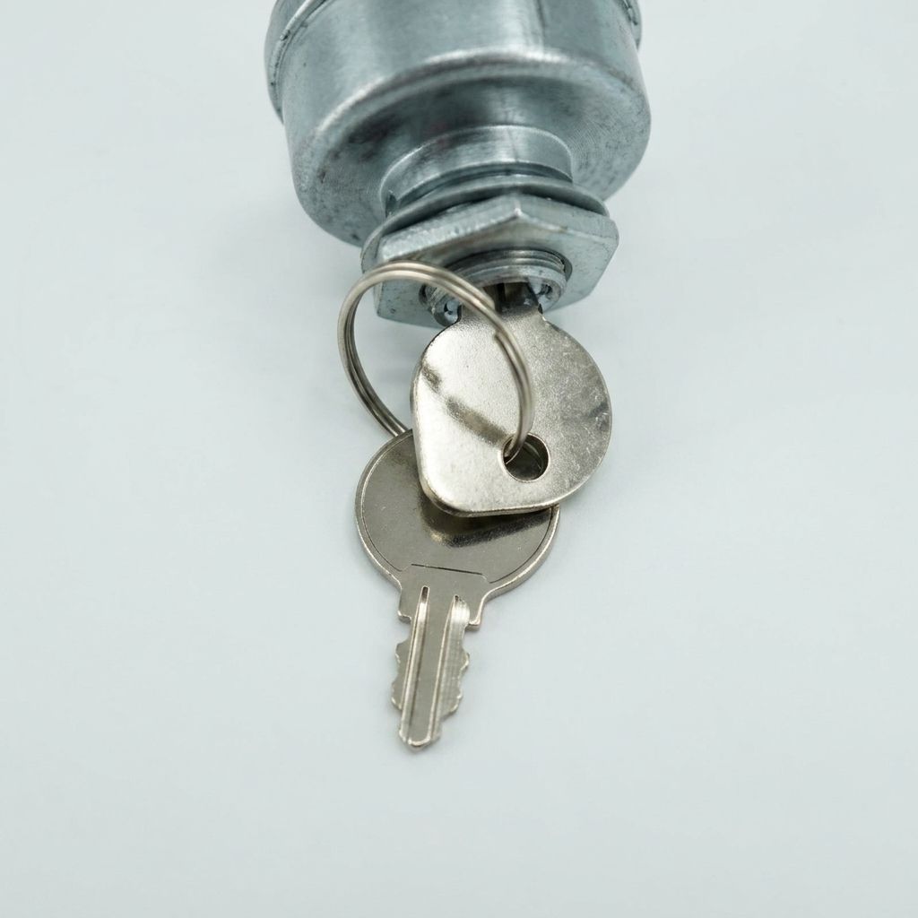 IGNITION SWITCH W/ 2 KEYS, 4 POSITION, 7 TERMINAL