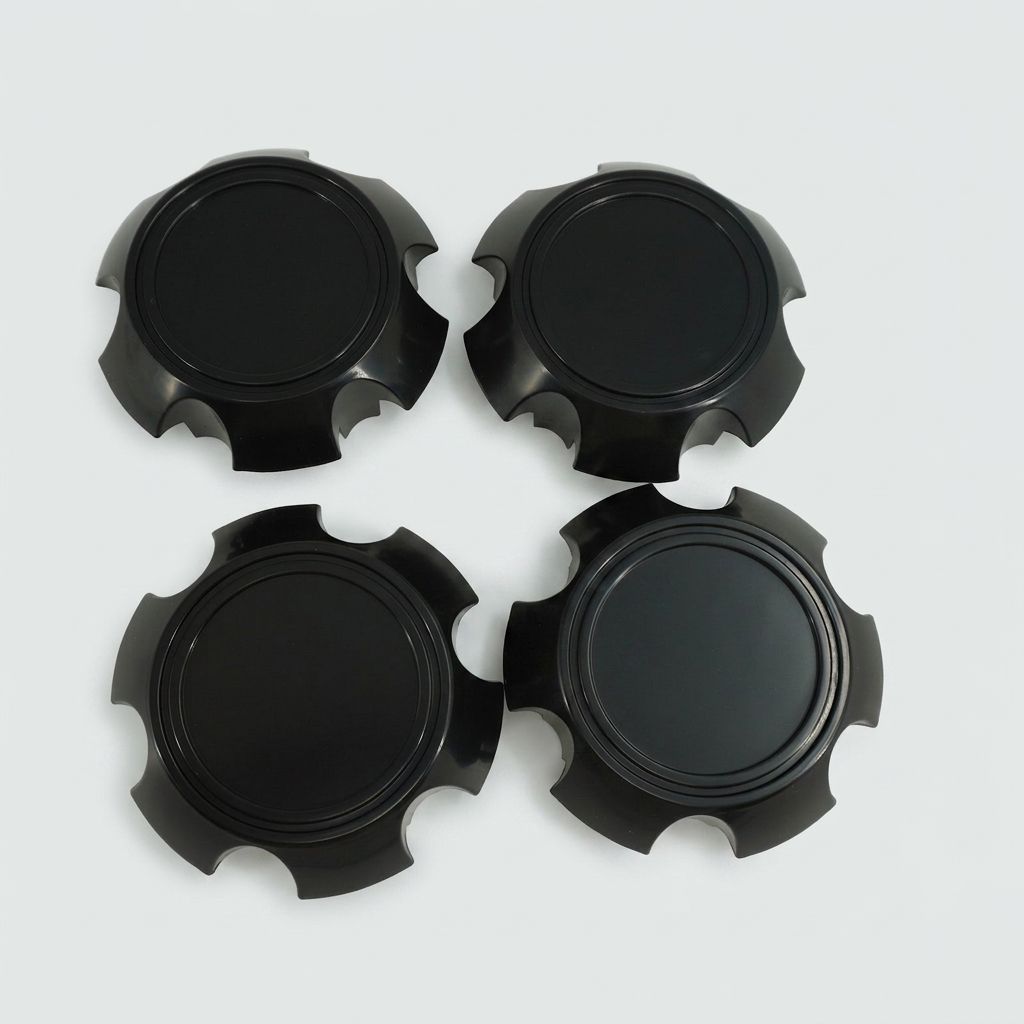 WHEEL CENTER CAP, MATTE BLACK, 4PCS