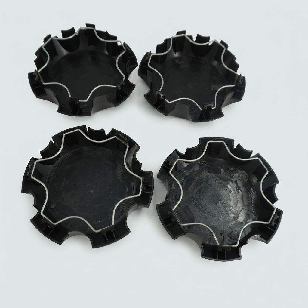 WHEEL CENTER CAP, MATTE BLACK, 4PCS