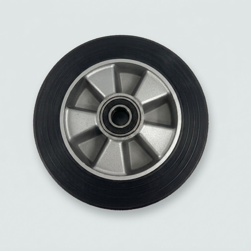 SCRUBBER WHEEL WITH BEARING