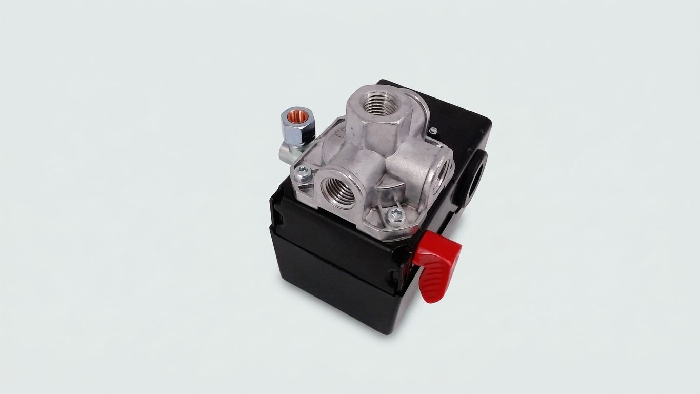 AIR COMPRESSOR PRESSURE SWITCH ASSY, 120/150 PSI, 4 PORT