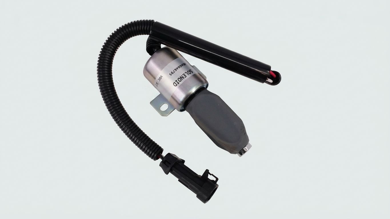 SHUTDOWN SOLENOID, 12V, 1A, 62.2MM