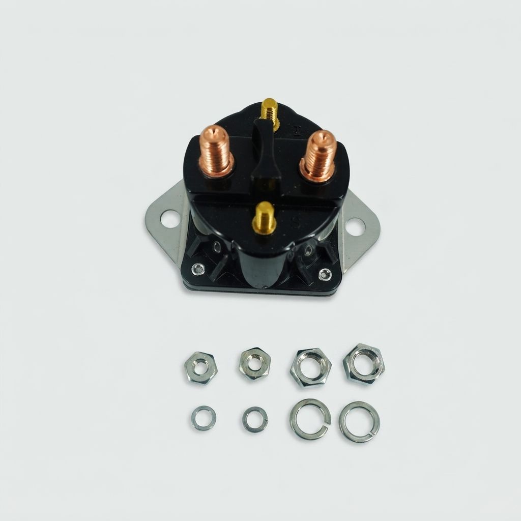 SOLENOID RELAY, 4 TERMINAL, 12V