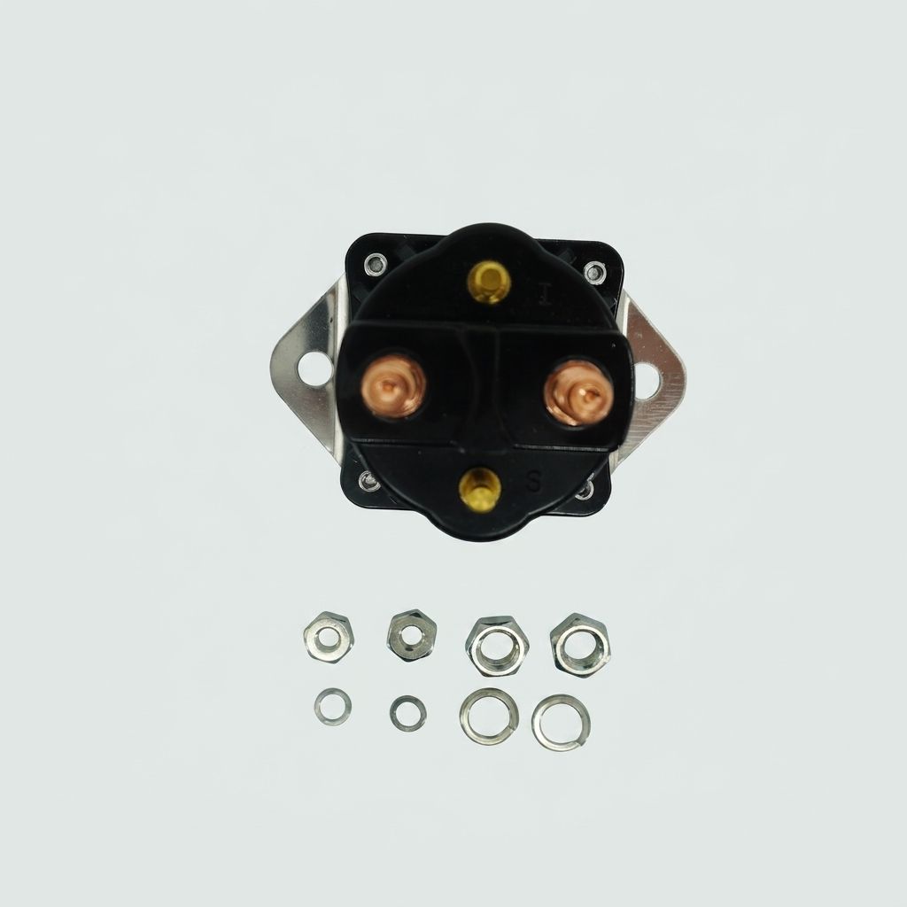 SOLENOID RELAY, 4 TERMINAL, 12V