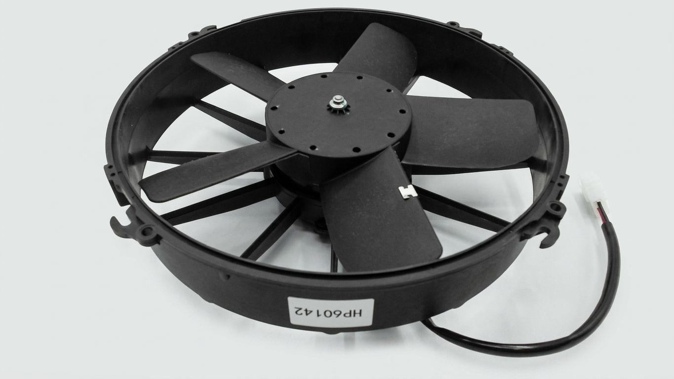 ELECTRIC RADIATOR PULLER FAN ASSEMBLY, HD, 12 IN, 12V, 1640 CFM