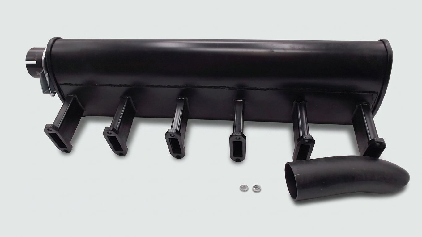 EXHAUST MANIFOLD W/ INTEGRATED MUFFLER