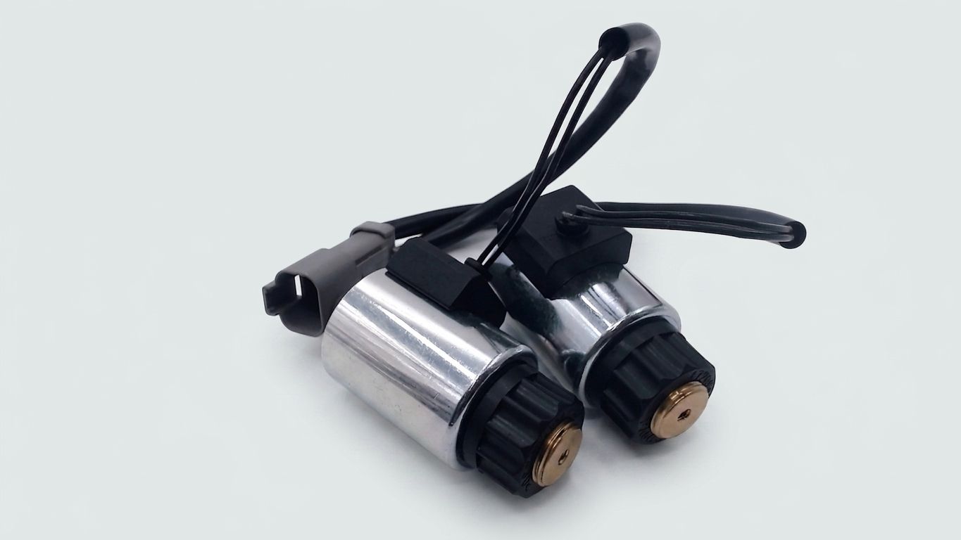 SOLENOID VALVE WITH WIRES