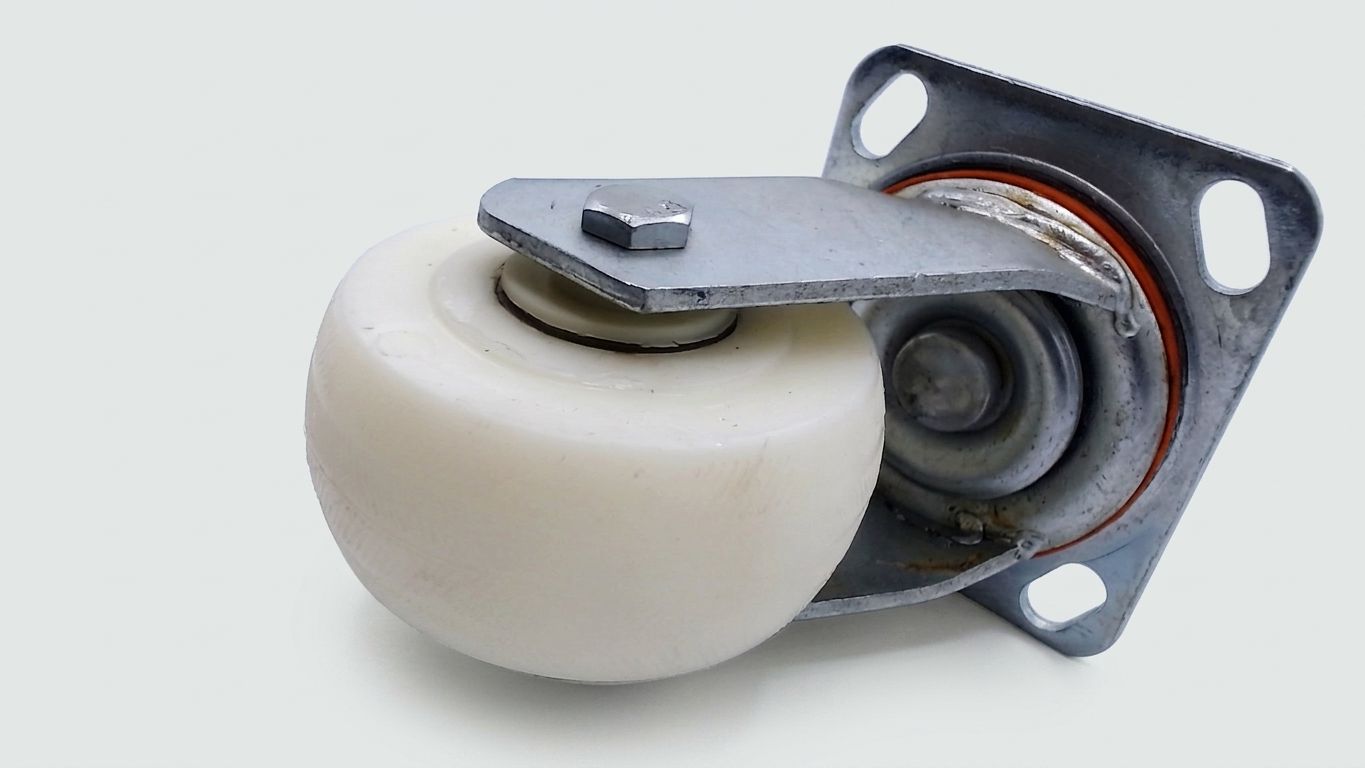 4 HOLE REAR CASTER WHEEL TIRE