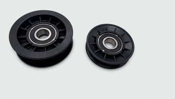 2 PCS TRANSMISSION BELT IDLER PULLEY