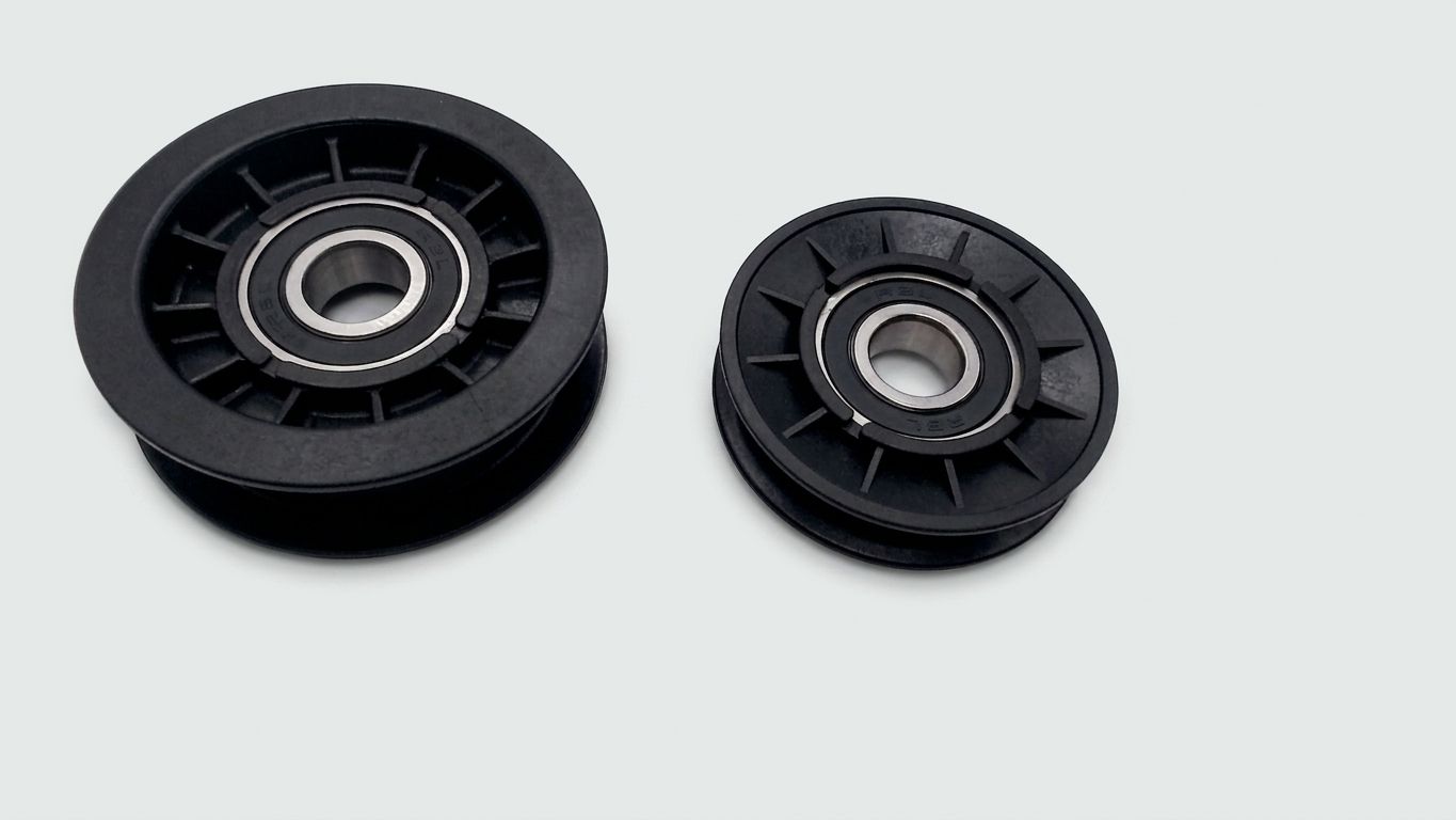 2 PCS TRANSMISSION BELT IDLER PULLEY