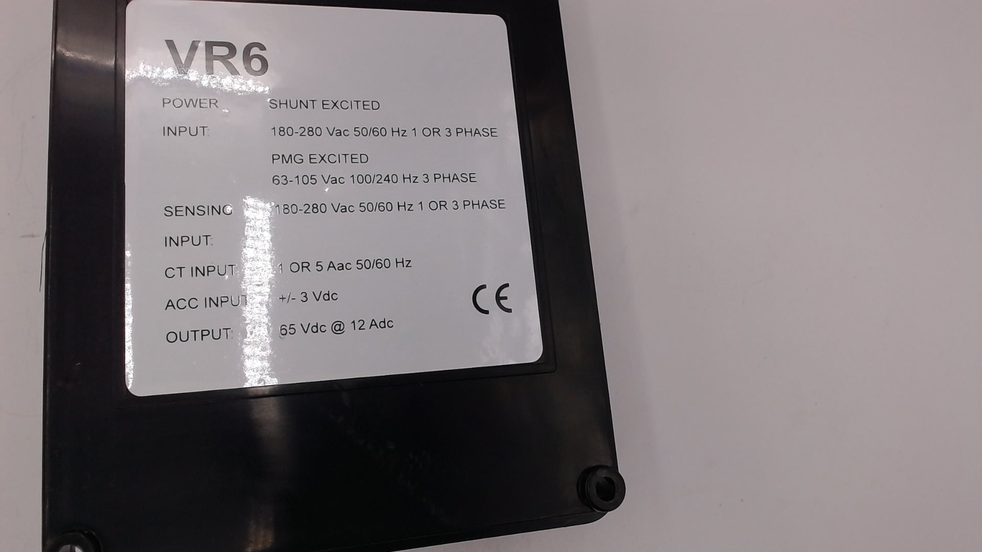 AVR VR6 AUTOMATIC VOLTAGE REGULATOR