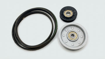 IDLER PULLEY KIT WITH TRANSMISSION DRIVE BELT