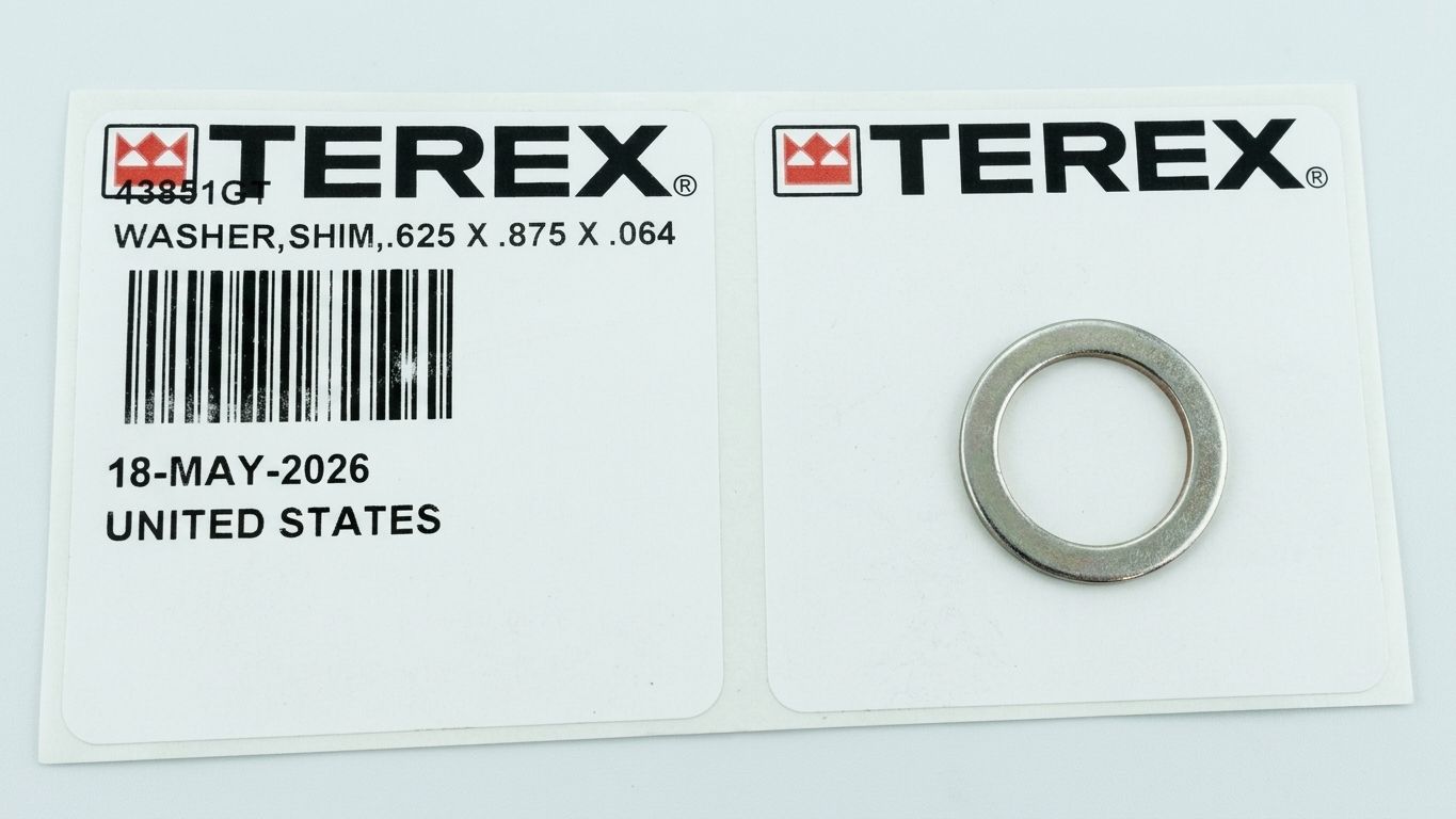 WASHER, SHIM, .625 X .875 X .064