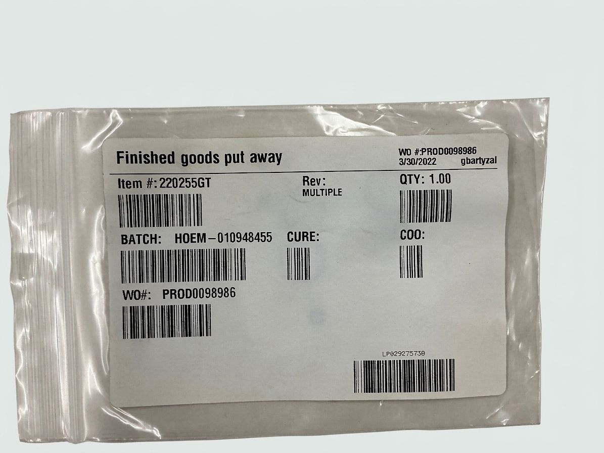 SEAL KIT, MANIFOLD TO MOTOR