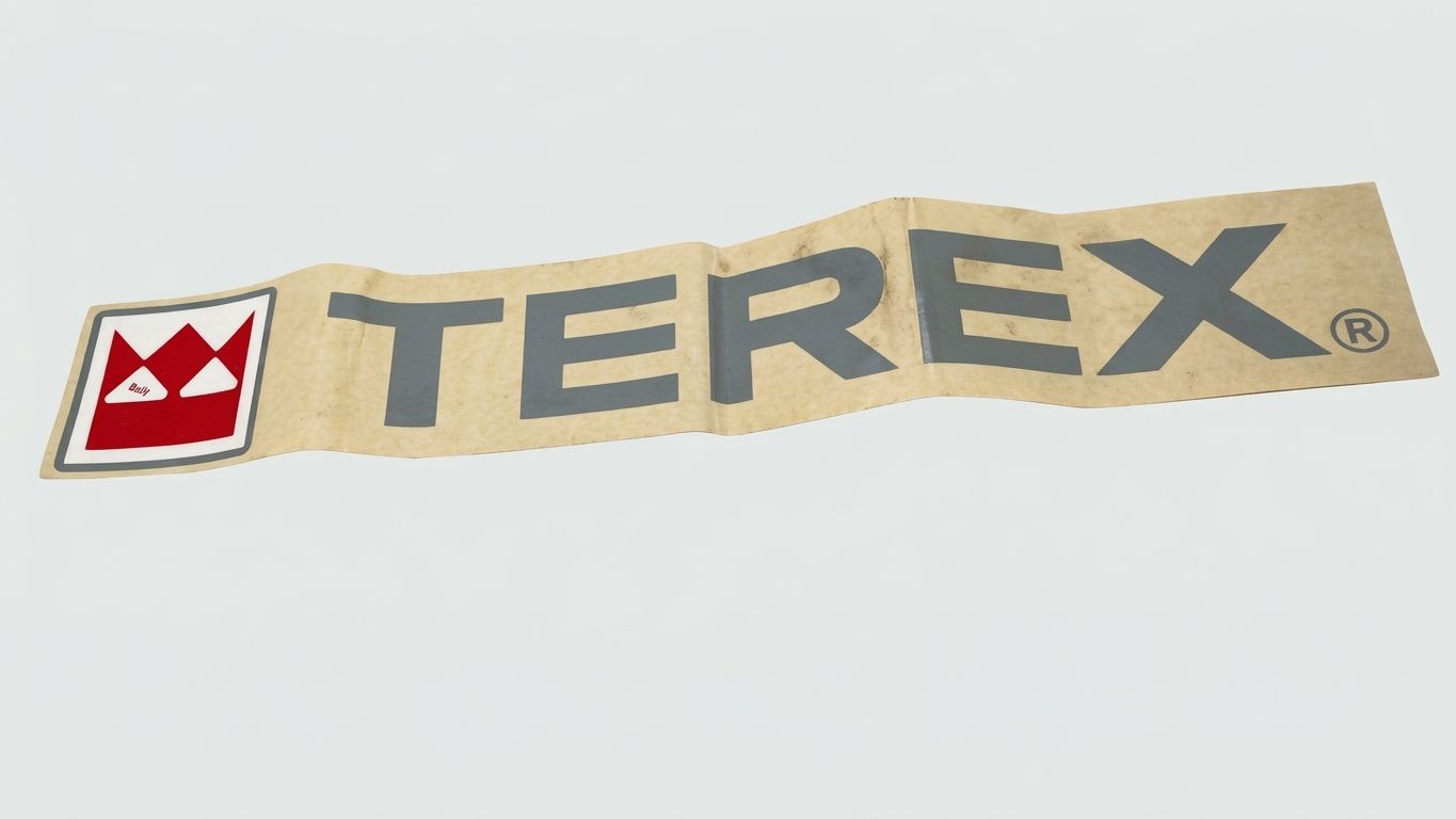 DECAL, COSMETIC TEREX, FRONT FAIRING