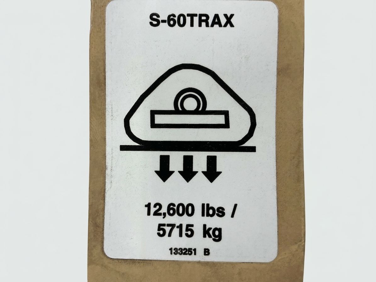 DECAL, WHEEL LOAD S60TRAX