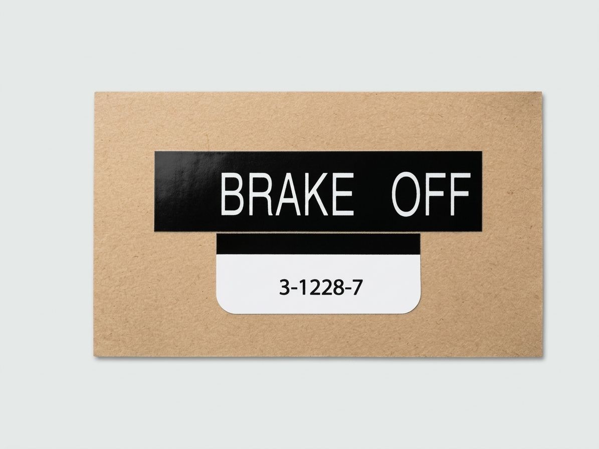 DECAL, BRAKE OFF