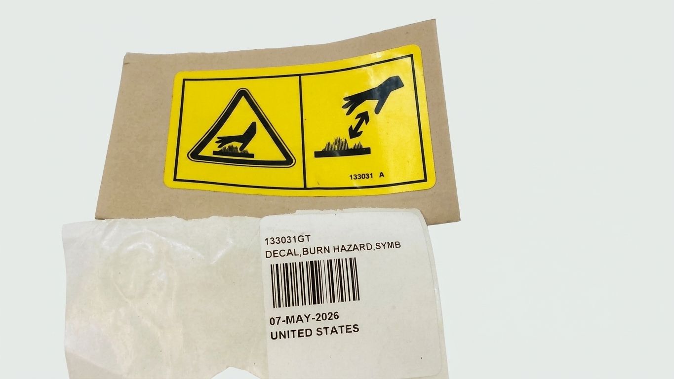 DECAL, BURN HAZARD, SYMB
