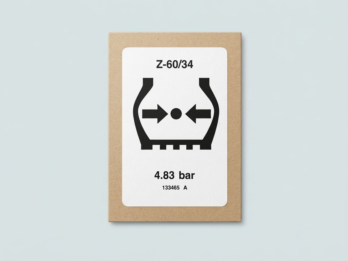 DECAL, LABLE, TIRE PRESSURE, Z60