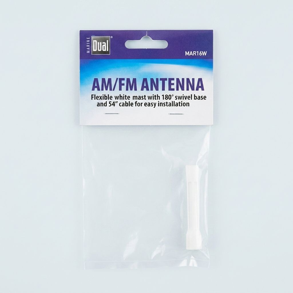 MAR16W DUAL MARINE AM/FM ANTENNA