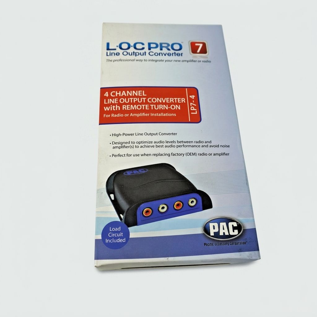 PRO SERIES 4-CHANNEL LINE OUTPUT CONVERTER PACLP7-4